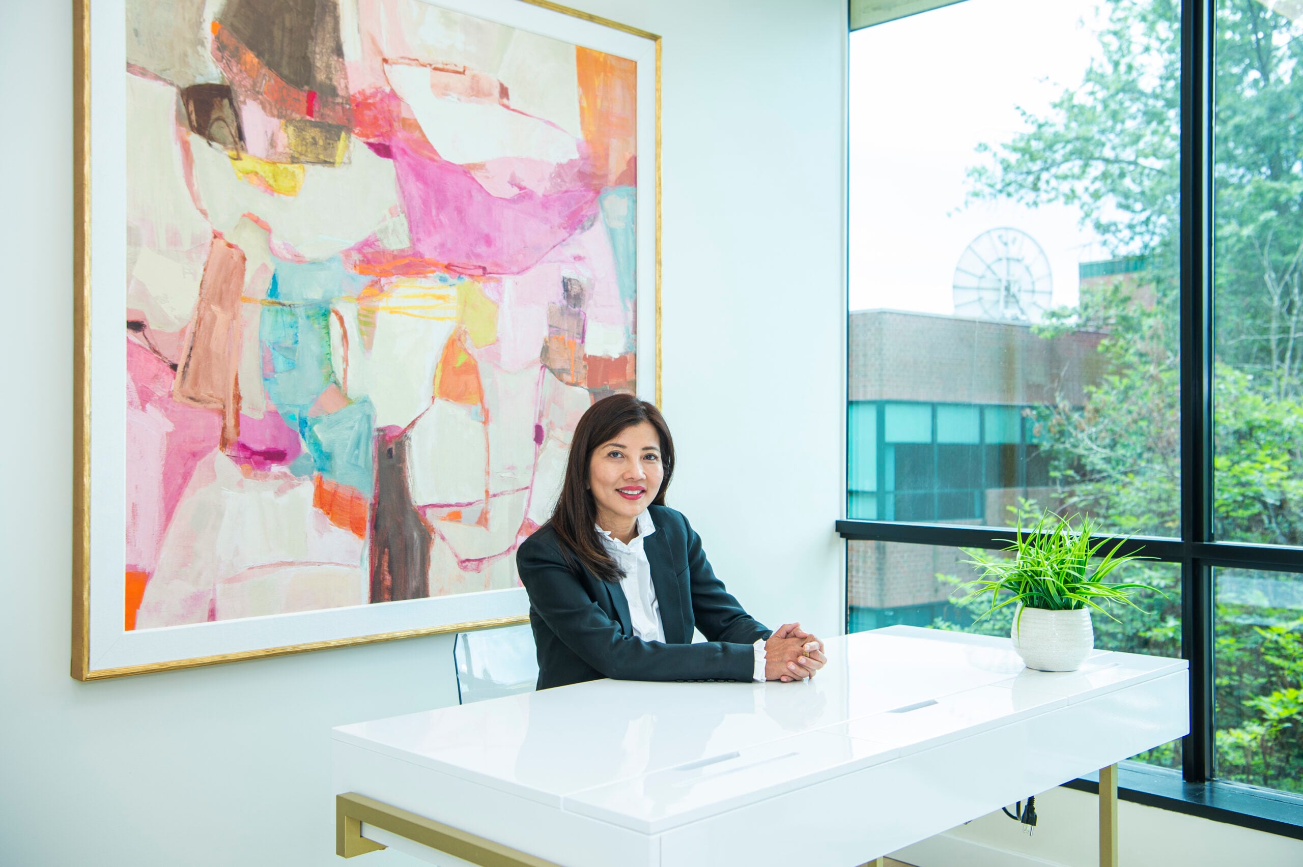 Annandale OB-GYN physicians and staff in a bright clinical setting.