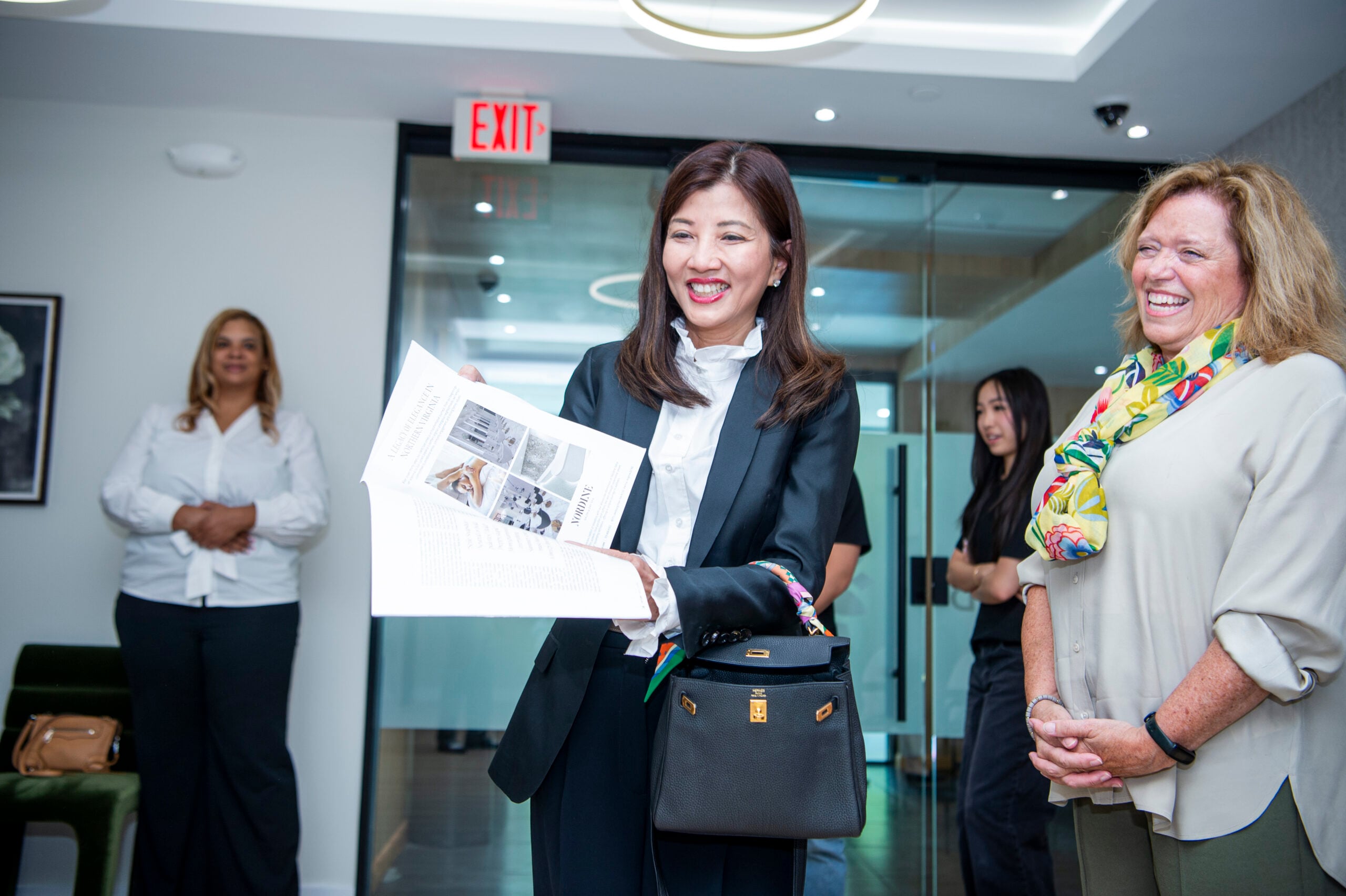 Annandale OB-GYN team portrait in the office.